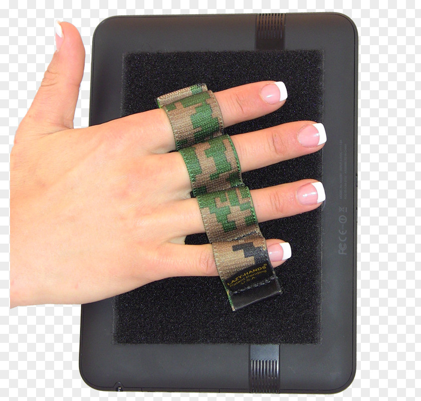 Hand Grip E-Readers Amazon Kindle Nail Camouflage PNG