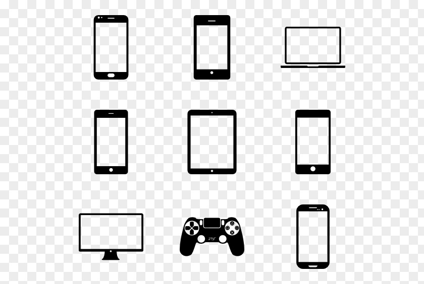 Mobile Vectors Handheld Devices Phones PNG