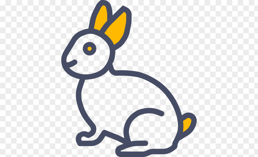 Peeps Outline Rabbit Clip Art PNG