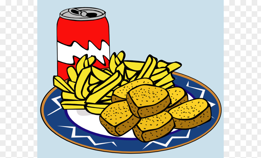 Samples Cliparts Fizzy Drinks French Fries Chicken Nugget Fingers Fried PNG