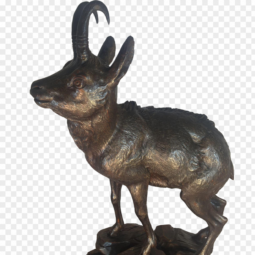 Antelope Goat Bronze Sculpture Caprinae Statue PNG
