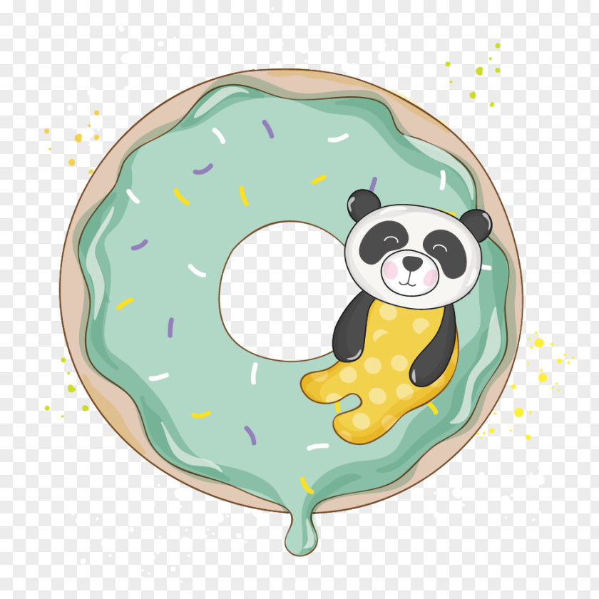 Cartoon Panda Giant Illustration PNG