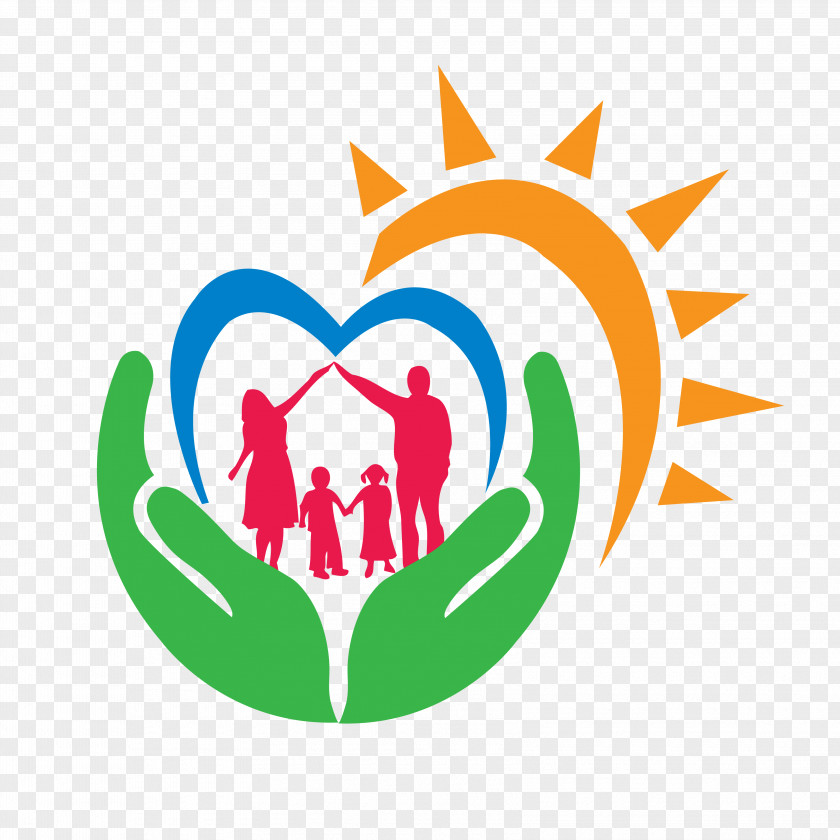 Health Manchar Family Heart Child Logo PNG