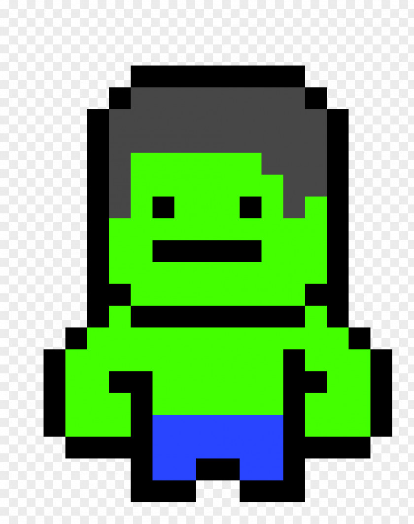 Hulk Minecraft Pixel Art YouTube PNG