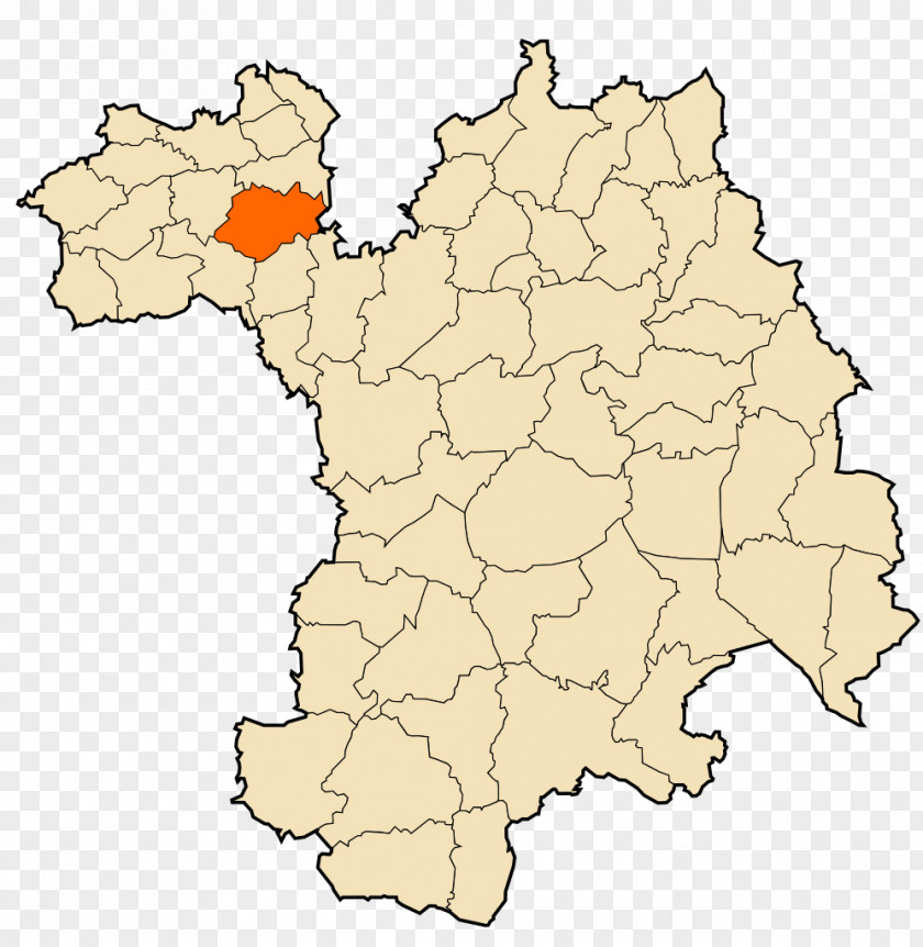 Map El Ouricia Amoucha District Sétif Oued Barad PNG