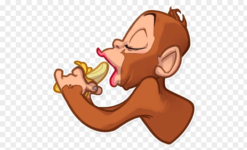 Monkey Telegram Sticker VK Clip Art PNG