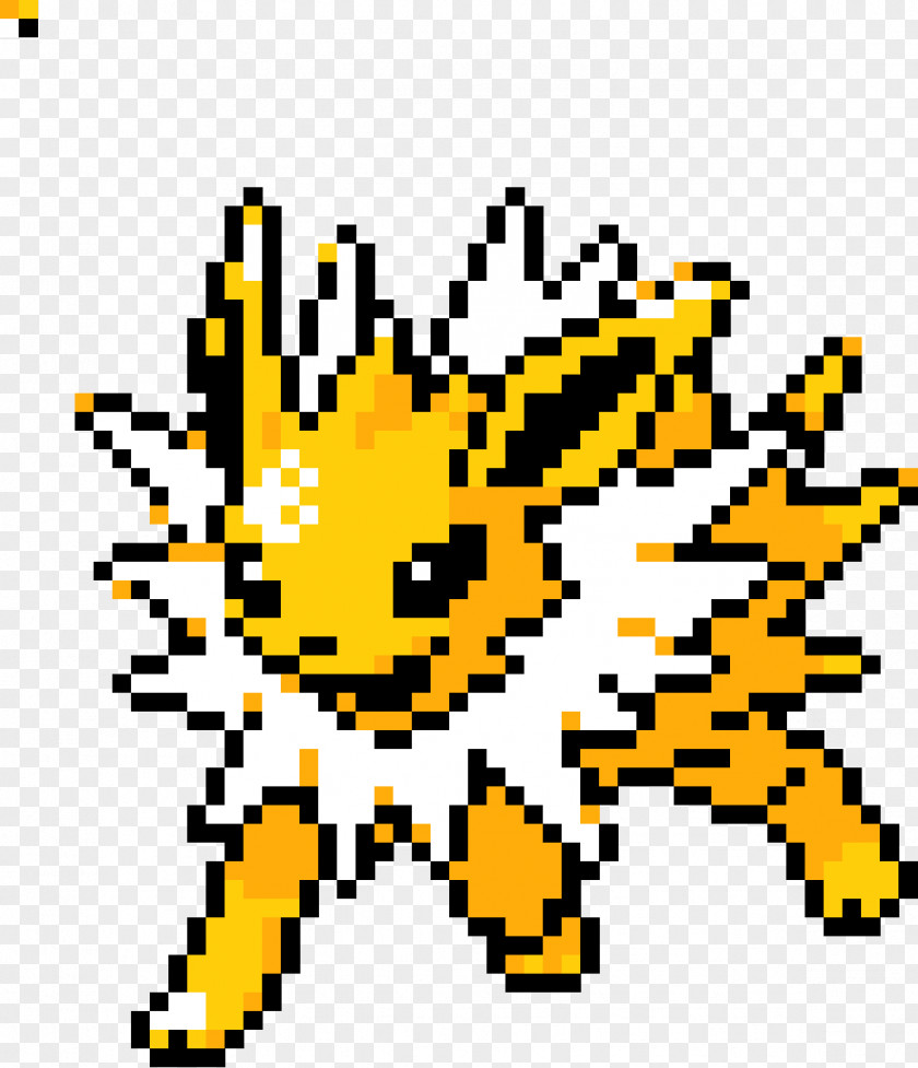 Pixel Art Pokémon Yellow Gold And Silver PNG