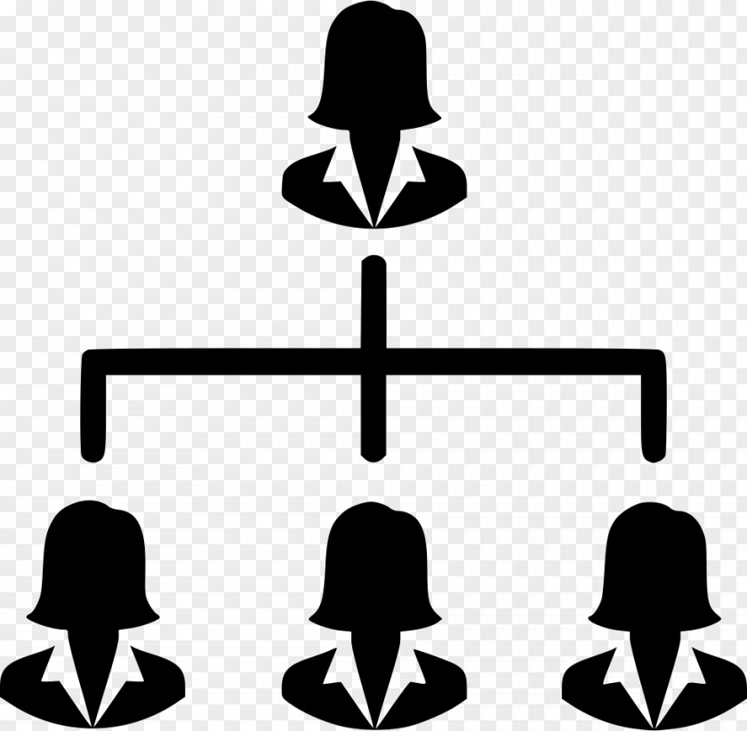 Woman Hierarchical Organization Management PNG