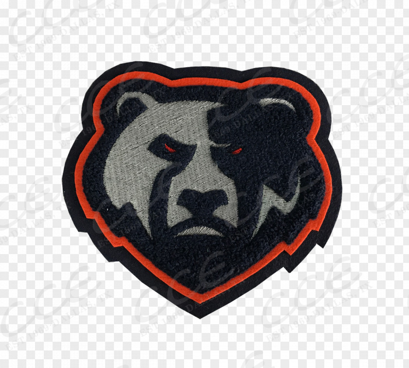 Cave Bear Compared To Grizzly Embroidery Industrial, Inc. Mascot PNG