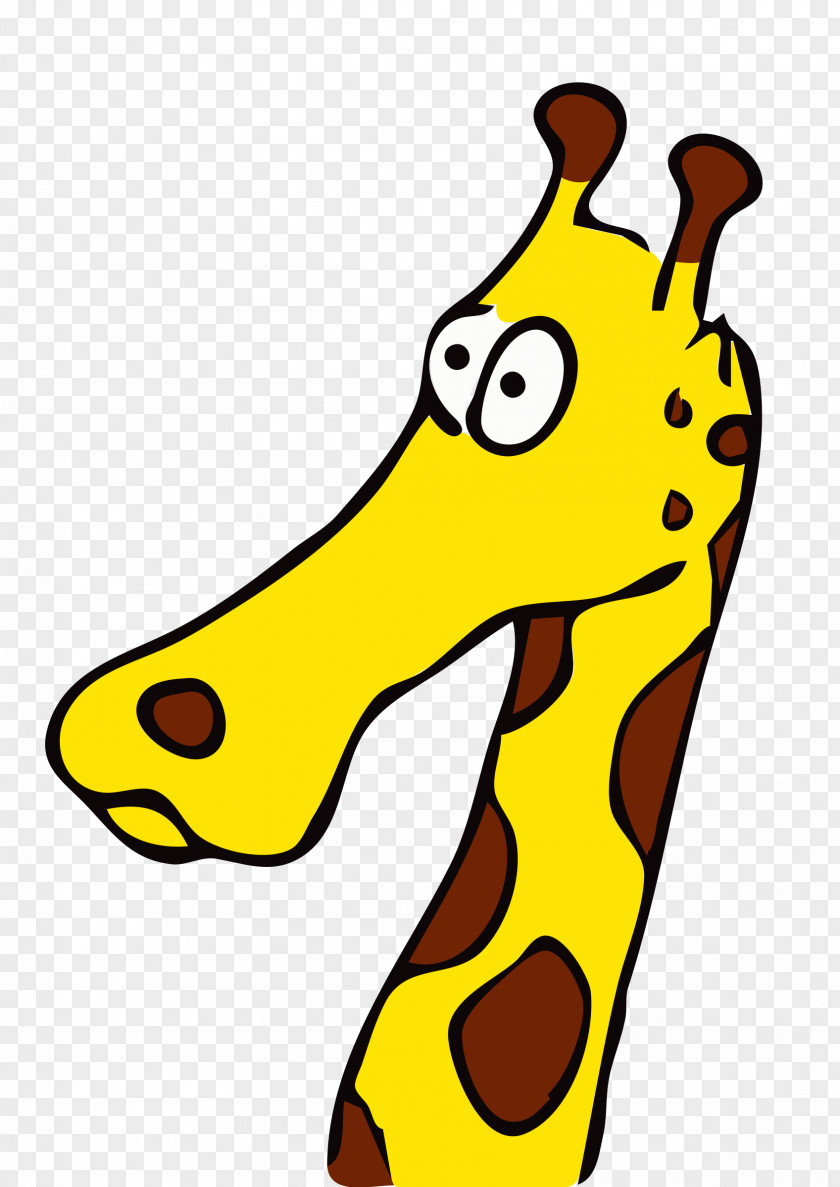 Giraffe Cartoon Drawing Clip Art PNG
