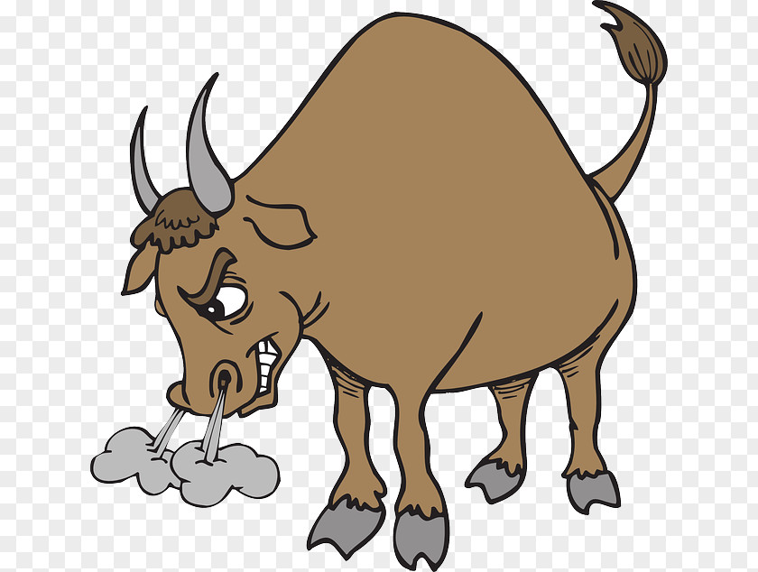 Goat In Pasture Cattle Bull Clip Art PNG