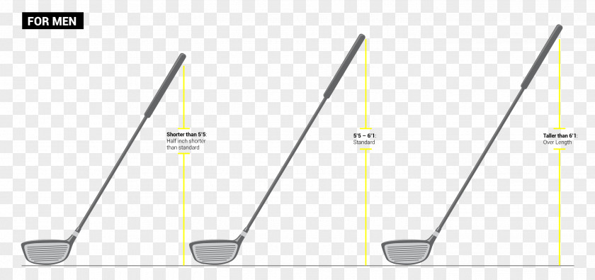 Golf Shaft Clubs Iron Steel PNG