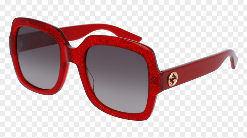 Sunglasses Gucci GG0036S Red Fashion PNG