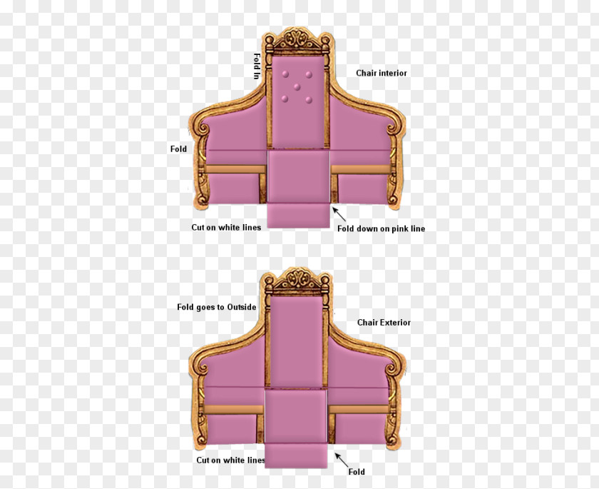 Doll Crafts Paper Couch Furniture Dollhouse Chair PNG
