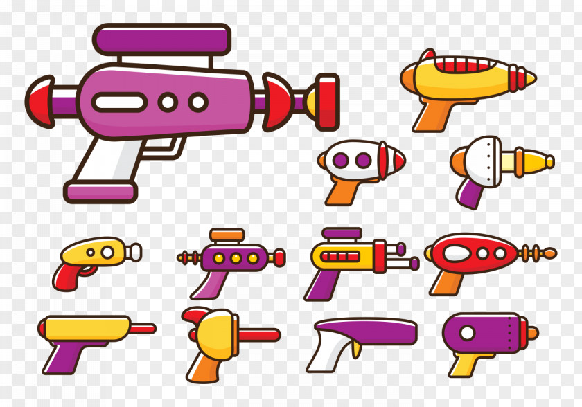 Laser Gun Cartoon Raygun Weapon Drawing Pistol PNG