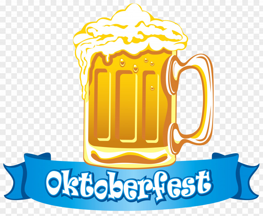 Oktoberfest Banner With Beer Clipart Image Glassware Ale Free PNG