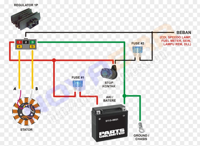 Wiring Diagram Honda Motorcycle Electrical Cable PNG