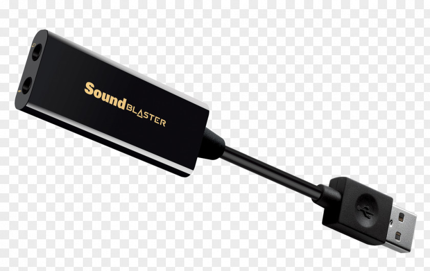 Digital Audio Sound Cards & Adapters 2.0 Card External Blaster Play!3 Headphone Jacks Creative Labs Digital-to-analog Converter PNG