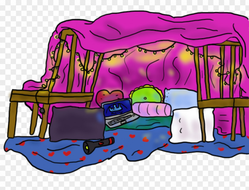 Pillow Blanket Fort Stronghold Drawing Clip Art PNG