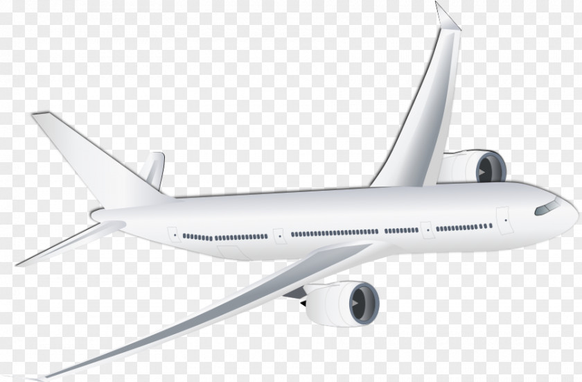 Airplane Vector Boeing 767 Flight Euclidean PNG