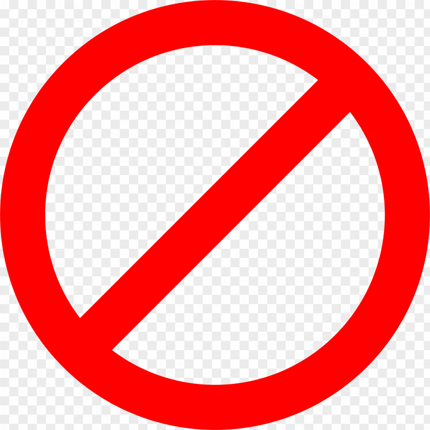 Block Sign Cliparts Stop No Symbol Warning Red Clip Art PNG