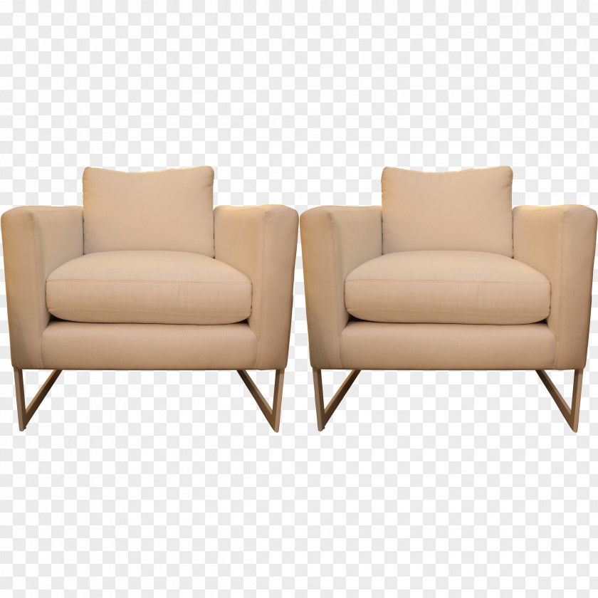 Chair Loveseat Club Couch Comfort PNG