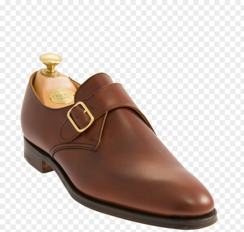 Chestnut Calf Crockett & Jones Shoe Toe Boot PNG