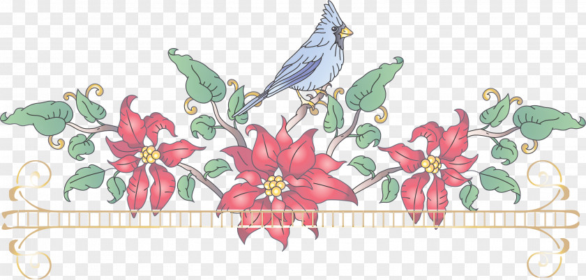 Plant Flower Pink Bird Songbird PNG