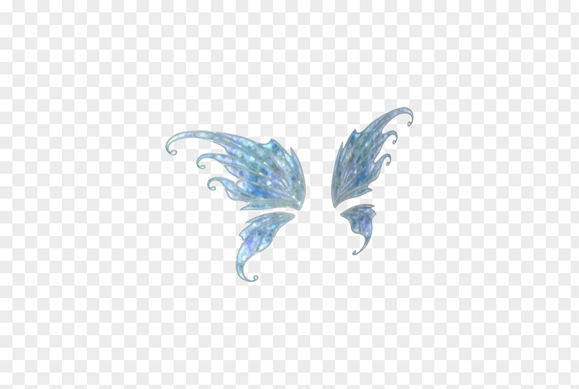 Blue Wings Wing Feather Clip Art PNG