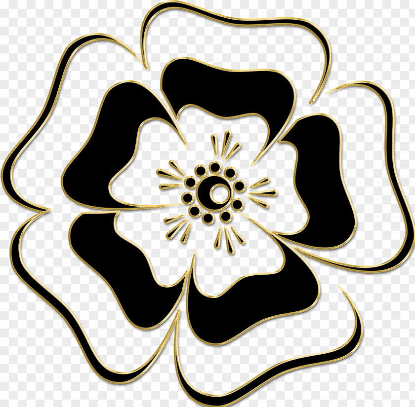 Flower Black Visual Arts Clip Art PNG