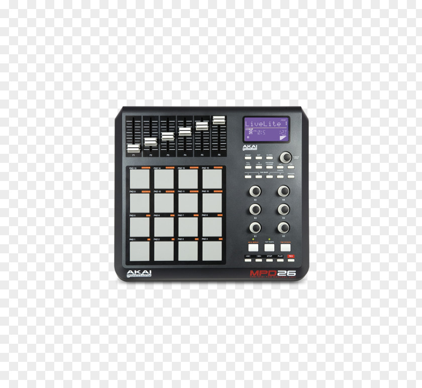 Musical Instruments Akai MPD26 MPD226 MIDI Controllers PNG