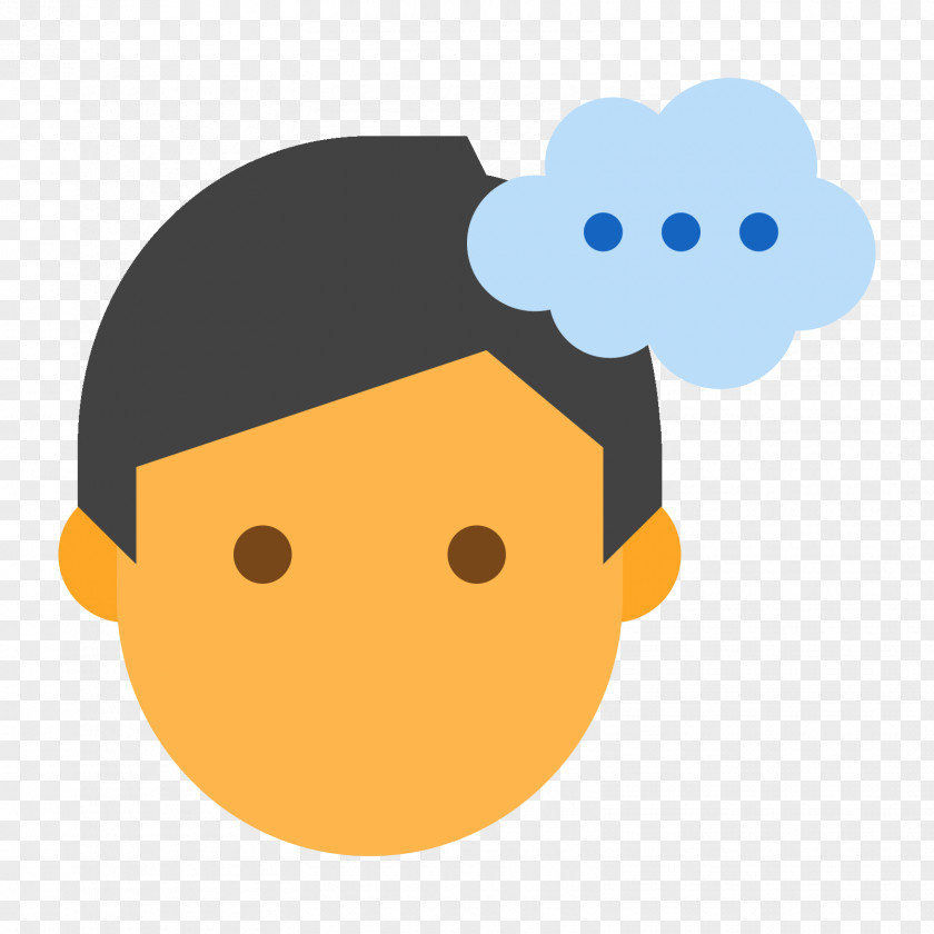 Svg Online Chat Thought Avatar Emoticon PNG