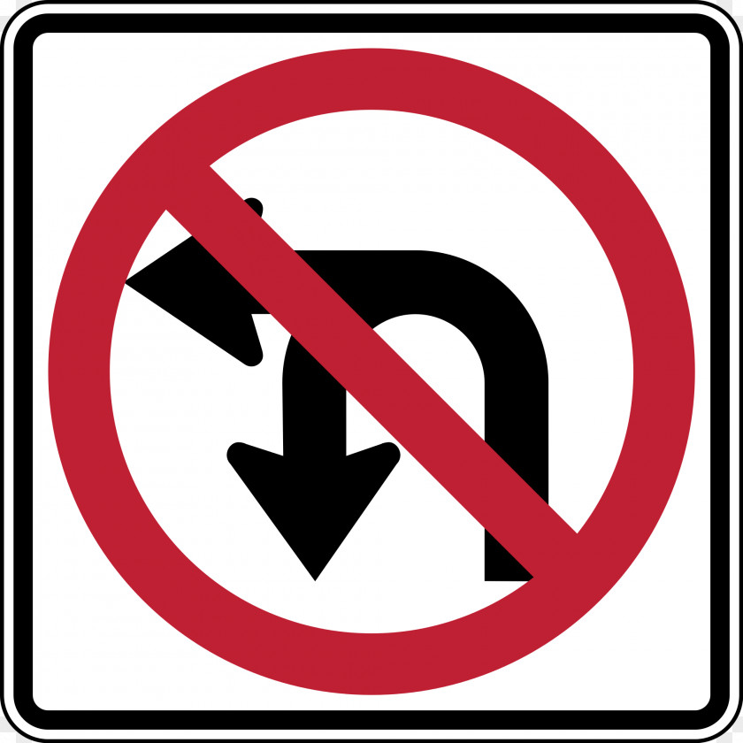Traffic Signs Sign U-turn Manual On Uniform Control Devices Road PNG