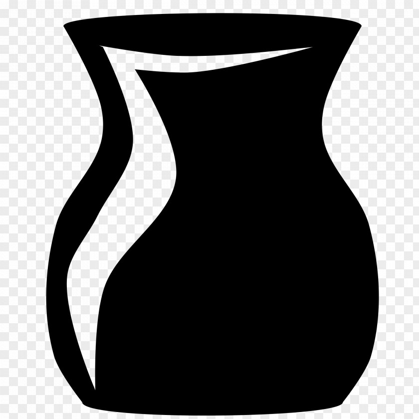 Vase Black And White Clip Art PNG
