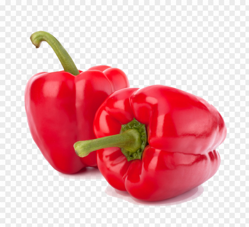 Vegetable Red Bell Pepper Food Auglis PNG