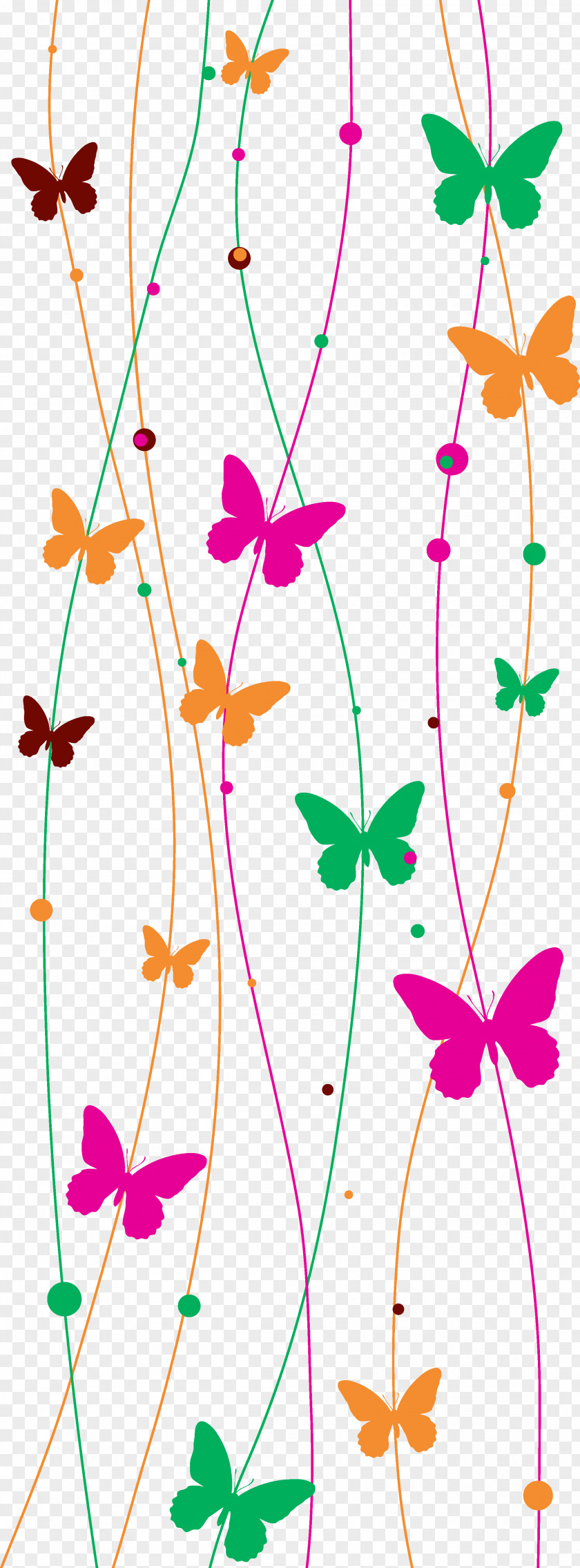 Butterfly Line Royalty-free Illustration PNG