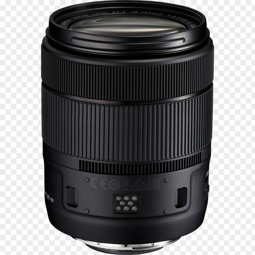 Camera Lens Canon EF-S 18–135mm EF Mount EOS 1276C002 18-135 Mm F-3.5-5.6 IS USM PNG