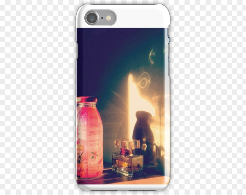 Girly Phone Glass Bottle Mobile Accessories PNG