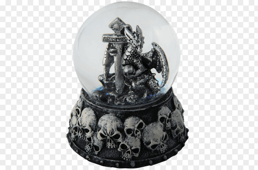 Skull Dragon Dome Snow Globes Sphere PNG