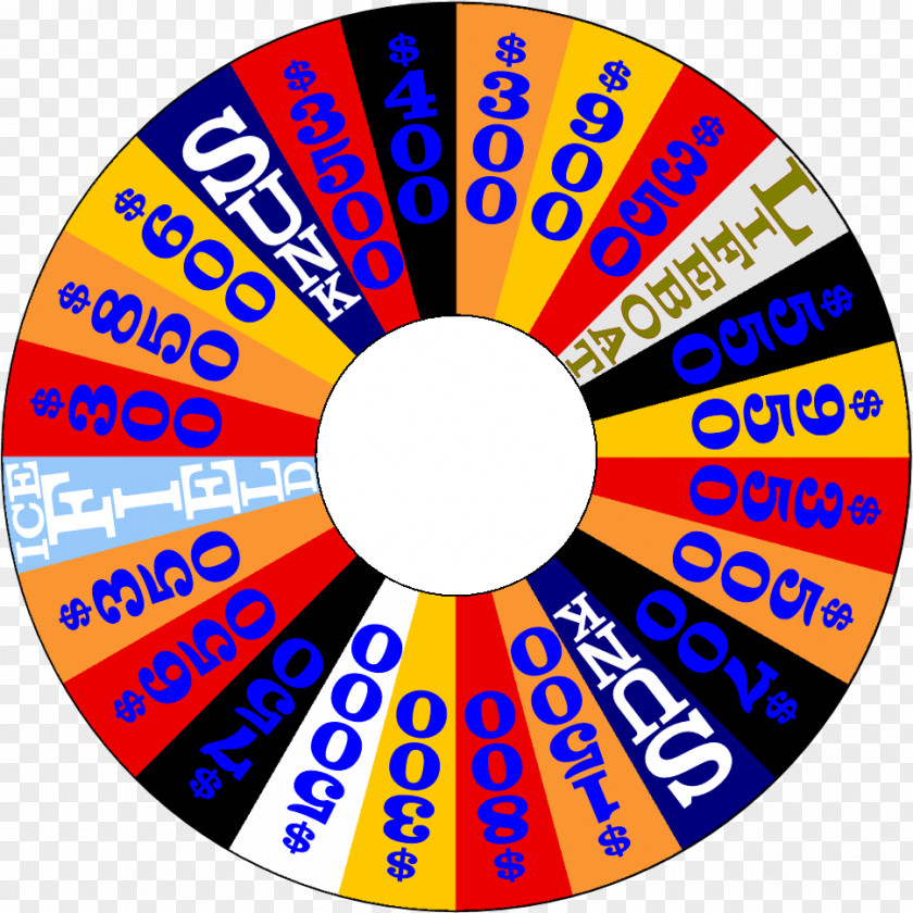Spinner Wheel Of Fortune Deluxe Game Show Car PNG