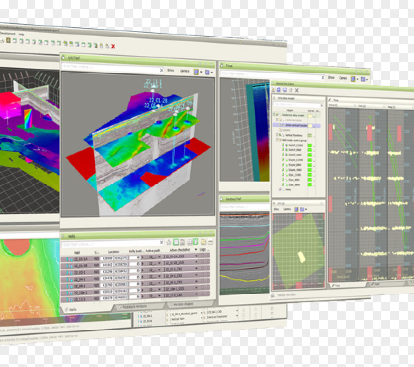 Computer Software Depth Conversion Petrel Data Systems Architecture PNG