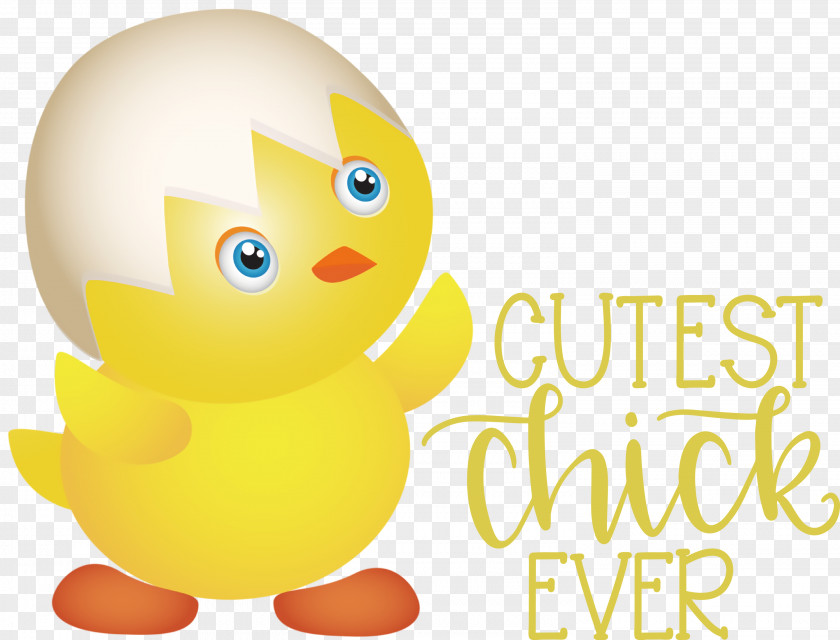 Happy Easter Cutest Chick Ever PNG