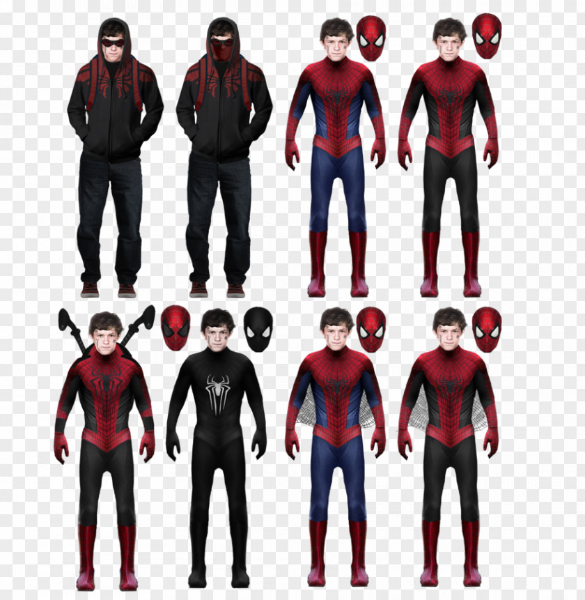 Iron Spiderman Spider-Man Vulture Marvel Comics Film Fan Art PNG