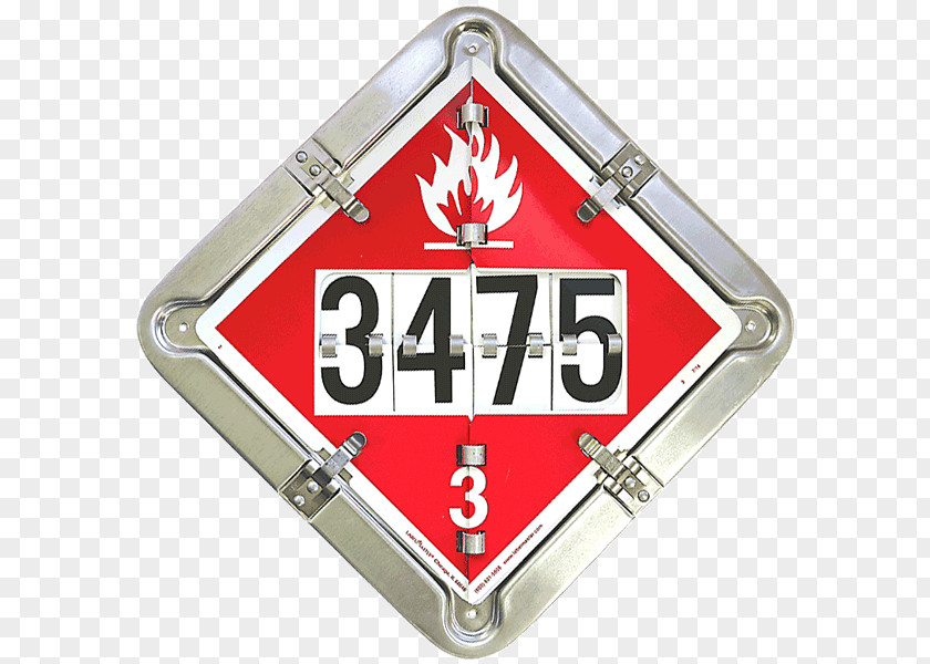 Safety Cone Dangerous Goods Placard Sticker Transport Vehicle PNG