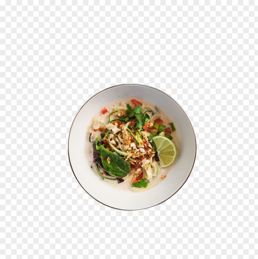 Nuts And Vegetables Oatmeal Pad Thai Yakisoba Teppanyaki Yaki Udon Plate PNG