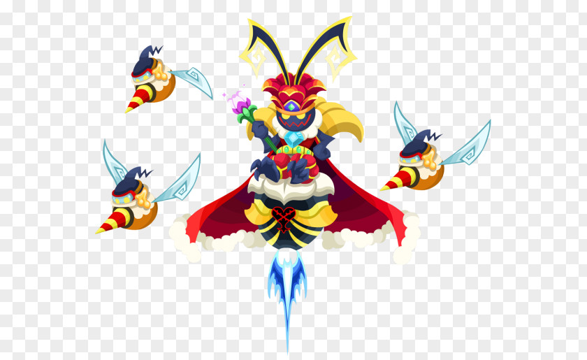 Bee Kingdom Hearts χ Queen Honey Raid PNG