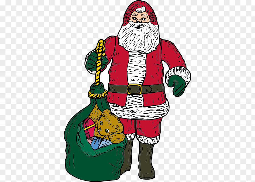 Free Animated Christmas Clipart A Carol Santa Claus Visit From St. Nicholas Clip Art PNG