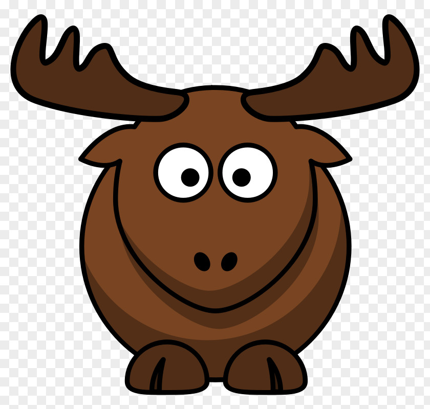 Funny Cartoon Pics Of Animals Elk Clip Art PNG