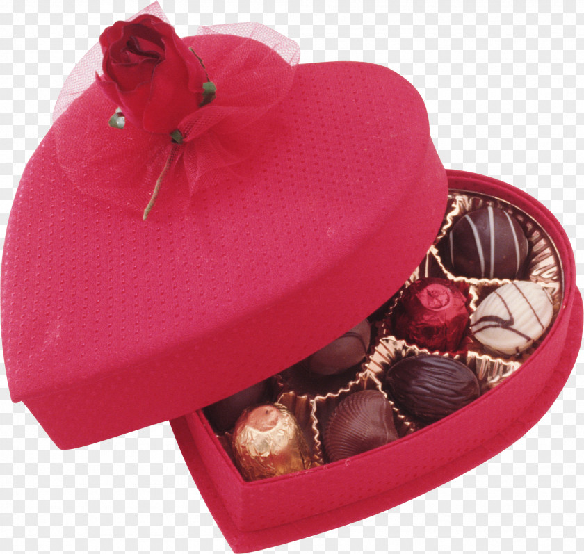 Heart Chocolate Box Valentine's Day Tag Love PNG