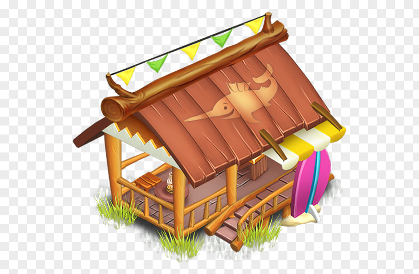 House Roof Beach Cartoon PNG